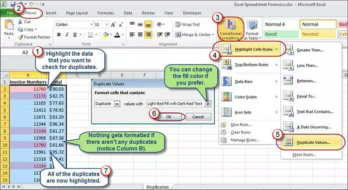 Data Yang Sama Dalam Satu Kolom - Duplicate Excel