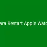 Cara Restart Apple Watch