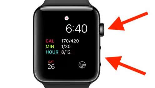 Cara Restart Paksa Apple Watch Step 1