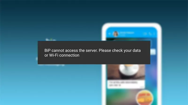 BiP Cannot Access The Server