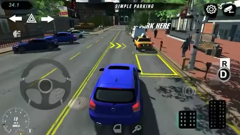 in game car parking multiplayer